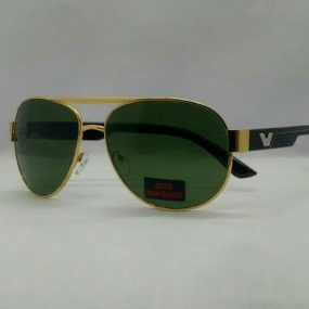 GOLDEN-Aviator Sunglasses 52 size Glass UV 400.