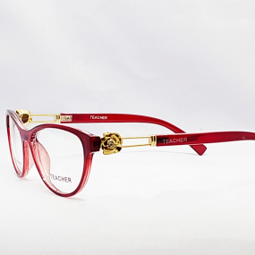 Cat-eye frame.Side Golden Color.Very smart look item for women's.